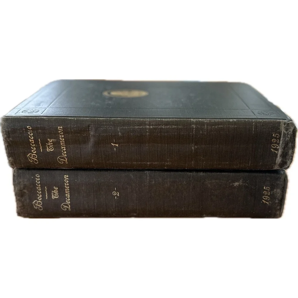 The Decameron Giovanni Boccaccio (1925) Vol.1 & 2 Limited Edition Signed by Pub.
